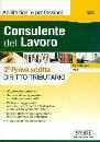 SCRIBANI REMO /ED, Consulente del lavoro 2� prova scritta