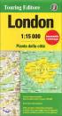AA.VV., Londra Pianta della citt� 1:15 000