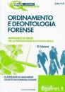SIMONE, Ordinamento e deontologia forense (esame avvocato)