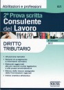 SIMONE, Consulente del lavoro 2�prova scritta D.tributario