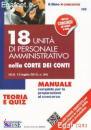 SIMONE, 18 unit� personale amministrativo Corte dei Conti
