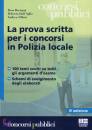 BERTUZZI - SILLANI, La prova scritta per i concorsi in polizia locale