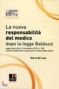 immagine di La nuova responsabilit� del medico Legge Balduzzi