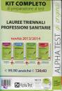 KIT COMPLETO, Lauree triennali professioni sanitarie 4 Vol.