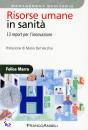 MARRA FELICE, Risorse umane in sanit�