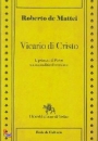 immagine di Vicario di Cristo