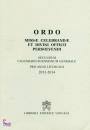 EDITTRICE VATICANA, Ordo missae celebrandae  2013-2014