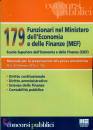 MAGGIOLI, 179 funzionari del ministero economia e finanze