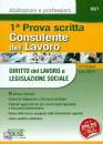 SIMONE, Consulente del lavoro 1� prova scritta