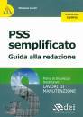 CAROLI MASSIMO, Pss semplificato Guida alla redazione