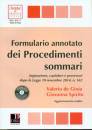 immagine di Formulario annotato dei procedimenti sommari