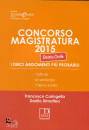 CARINGELLA - DIMATTE, Concorso magistratura 2015