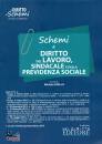 GRILLO MICHELA, Schemi di diritto del lavoro sindacale