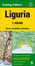 immagine di Liguria. Carta stradale 1:200.000