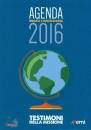 EMI, Agenda Biblica e Missionaria 2016 Tascabile BLU