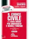 FRANCESCHELLI - TOSI, Codice civile e i codici minori per universit� e..