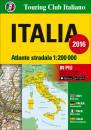 TOURING, Italia atlante stradale 1:200.000  2016