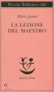 James Henry, La lezione del maestro
