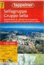 TAPPEINER, Gruppo Sella          Carta 1:25.00 e panoramica