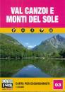 immagine di Val Canzoi e Monti del Sole  1:25.000