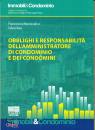 MANISCALCO - RAO, Obblighi responsabilit� Amministratore condominio