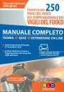 NEL DIRITTO, 250 vigili del fuoco Manuale completo Teoria Quiz