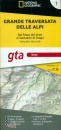 NATIONAL GEOGRAPHIC, Grande traversata delle Alpi NORD  1� 1:25.000