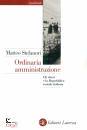 STEFANORI MATTEO, Ordinari amministrazione