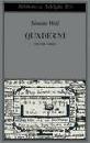 WEIL SIMONE, QUADERNI VOL. 3�