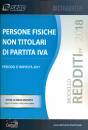 CENTRO STUDI FISCALI, Persone fisiche non titolari di partita 2018