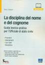 CALVIGIONI RENZO, La disciplina del nome e del cognome