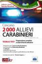 NISSOLINO PATRIZIA, 2000 allievi carabinieri. Teoria e Test