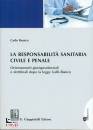 immagine di La responsabilit� sanitaria civile e penale