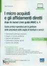 BIANCARDI SALVIO, I micro acquisti e gli affidamenti diretti