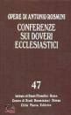 immagine di Conferenze sui doveri ecclesiastici