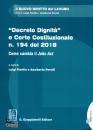 immagine di Decreto dignit�  e corte costituzionale n.194 2018