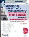 SIMONE, Istruttore Direttivo e Funzionario Area Amministr