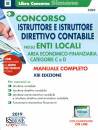 SIMONE, Istruttore e Istruttore Direttivo Contabile ...