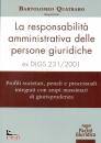 immagine di La responsabilit� amministrativa delle persone ...