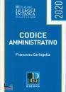 CARINGELLA FRANCESCO, Codice amministrativo