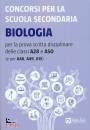 ALPHA TEST, Concorsi per la scuola secondaria: Biologia