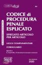 immagine di Codice di Procedura Penale Esplicato e L.C. 2019