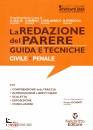 GIGLIA - MARINO - .., La redazione del parere Guida e tecniche ...