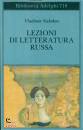 NABOKOV VLADIMIR, Lezioni di letteratura russa