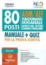 NEL DIRITTO, 80 POSTI ADMAEF FUNZIONARI DOGANALE ADM-AEF