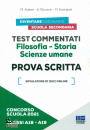 AUTIERI - RICCARDI, Test commentati Filosofia - Storia Scienze umane