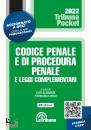 immagine di Codice penale procedura penale e leggi Pocket 2022