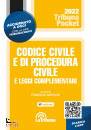 immagine di Codice civile e procedura civile L. Compl. 2022 VE