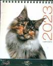 WHITE STAR, Gatti Calendario Da Tavolo 2023