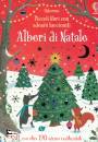 USBORNE, Alberi di Natale Piccoli libri con adesivi luccic